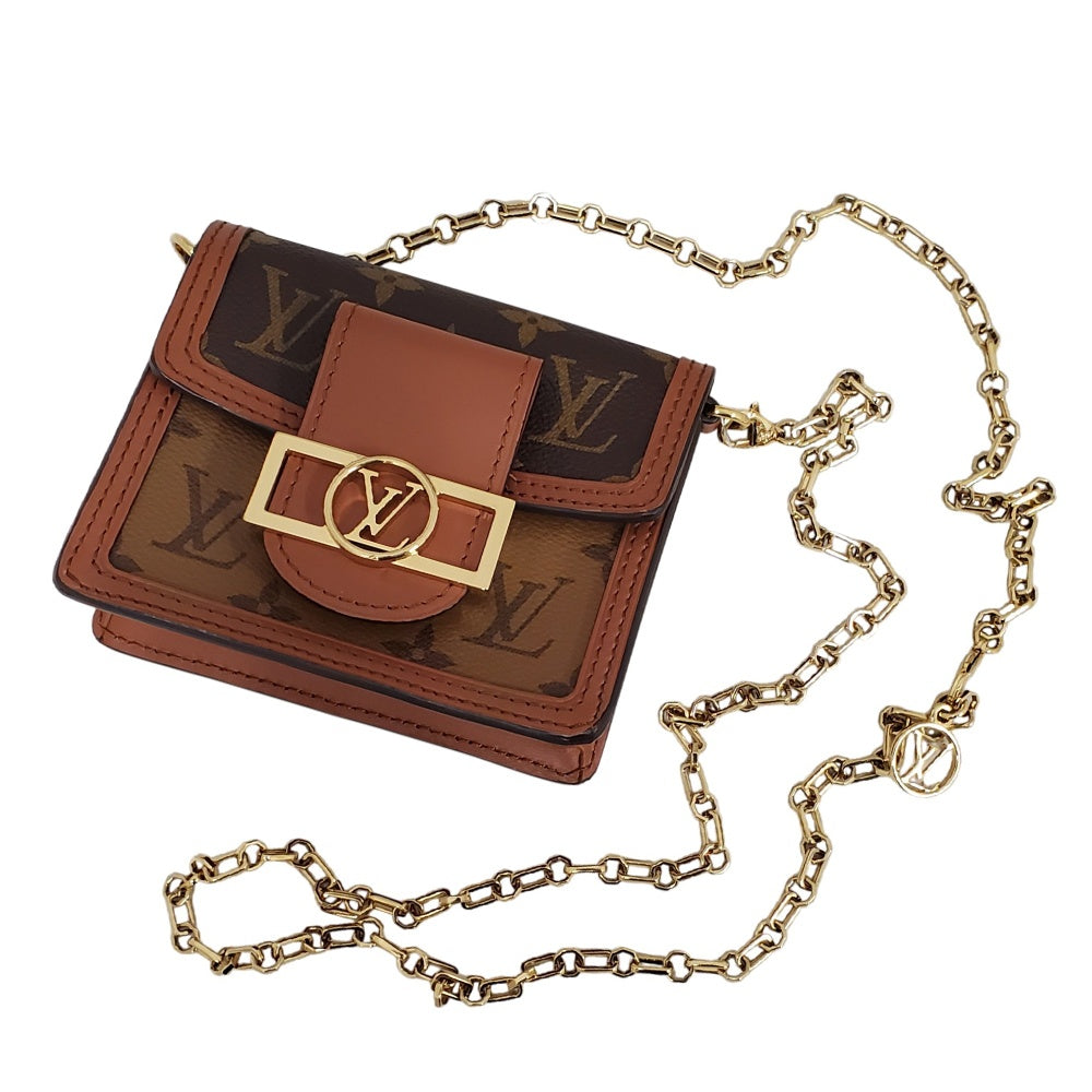 ルイヴィトン  LOUIS  VUITTON ピコ･ドーフィーヌ M82749 モノグラム･リバース  チェーンショルダーバッグ/MA2607004