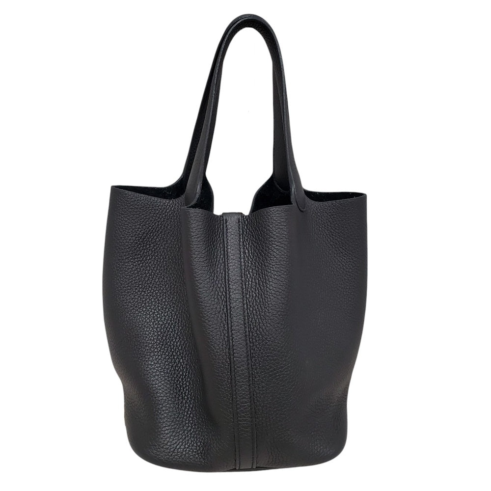 エルメス  HERMES  ピコタンロックMM  モノクローム  トリヨン  ノワール  ブラック金具  Z刻印/MA2311013