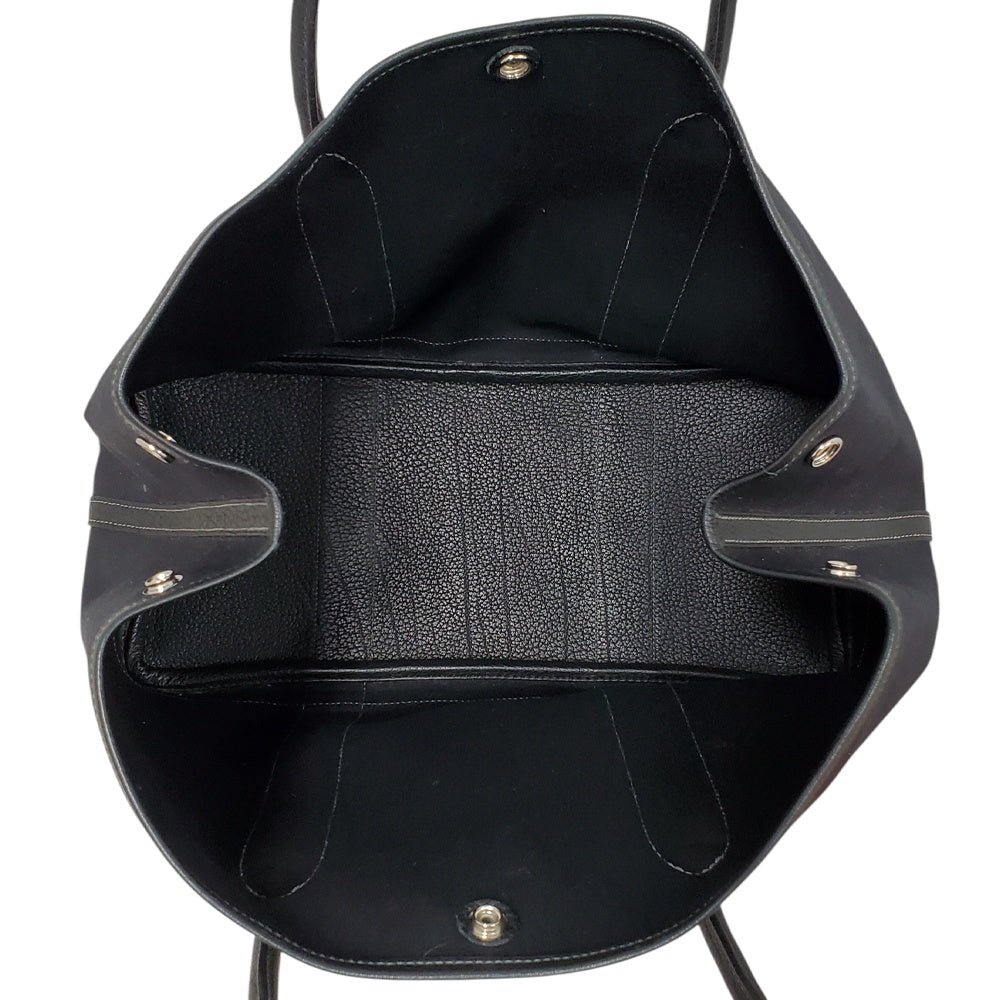 エルメス  HERMES  ガーデンパーティPM  トワルオフィシエ  ノワール  SV金具  □I刻印/MA2504011