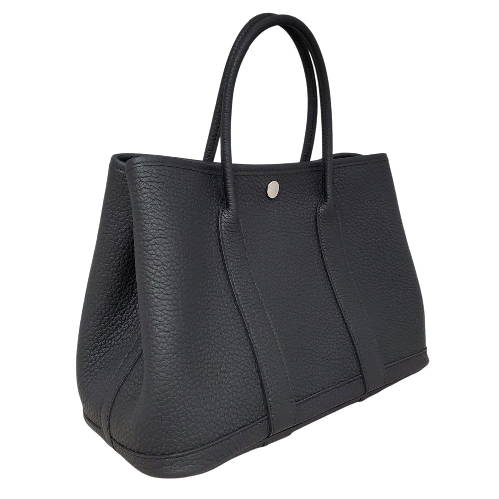エルメス  HERMES  ガーデンパーティTPM  ネゴンダ  ノワール  SV金具  W刻印/AT241233