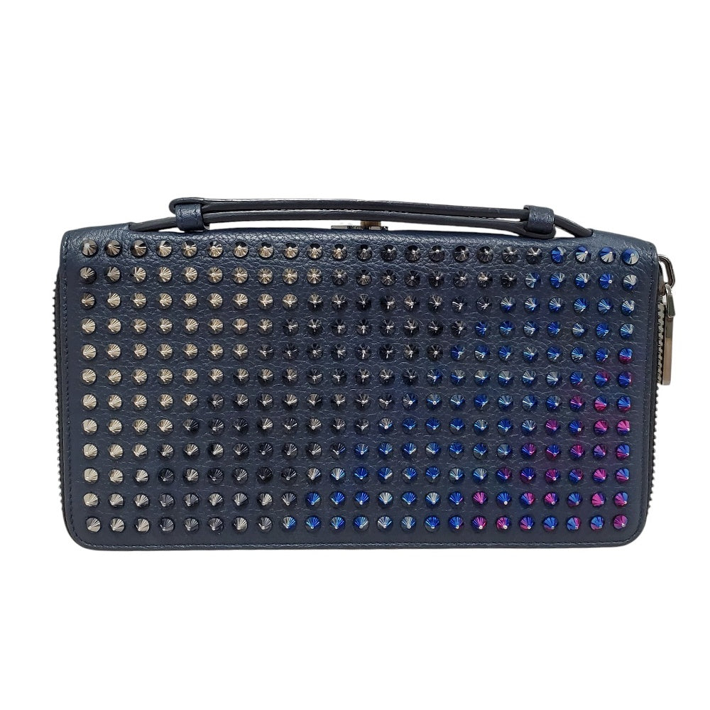 クリスチャンルブタン  Christian  Louboutain  レザー  パネトーネ  スパイクス  ウォレットXL  マルチカラー  3175209/MA2511002