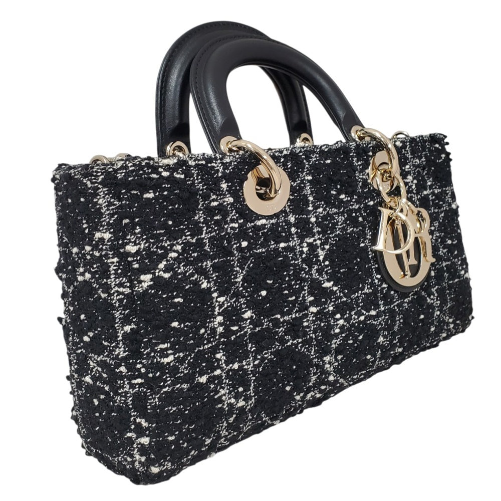 ディオールDior  レディディオール  D-joy  ミディアム  カナージュ  ハンドバッグ/PW26058