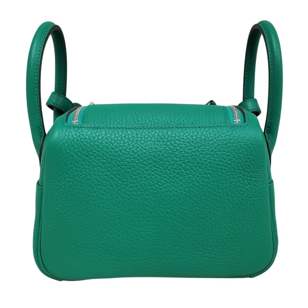 エルメス  HERMES  リンディミニ  トリヨン  ヴェールヴェルティゴ  SV金具  W刻印/AT240620
