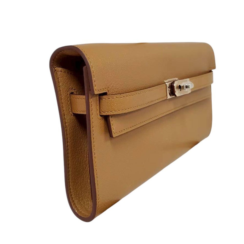 エルメス  HERMES  ケリーロング トゥーゴー  シェーブルシャムキラ  ブロンズドレ  E金具  K刻印/AT250814