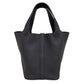 エルメス  HERMES  ピコタンロックPM  トリヨン  ノワール  SV金具  Ｗ刻印/MA2409066