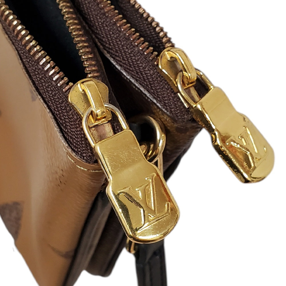 ルイヴィトン  LOUIS  VUITTON  モノグラム・ジャイアント・リバース  ポシェット・ドゥーブルジップ  M69203/MA2602005