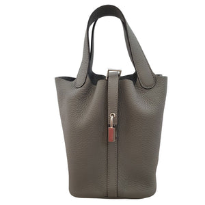 エルメス HERMES ピコタンロックPM トリヨン グリメイヤ― SV金具 W刻印