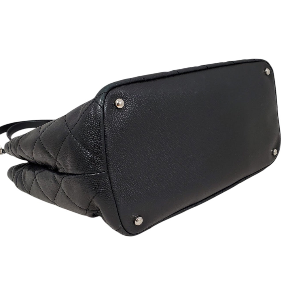 シャネル  CHANEL  キャビアスキン  マトラッセ  チェーンショルダー  トートバッグ/MA2602016