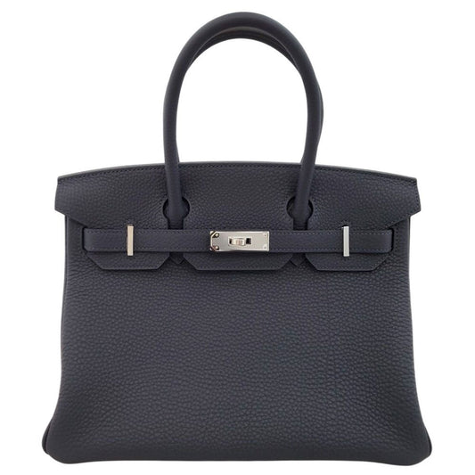 エルメス  HERMES  バーキン30  トゴ  ブルーニュイ  W刻印  SV金具/AT241024