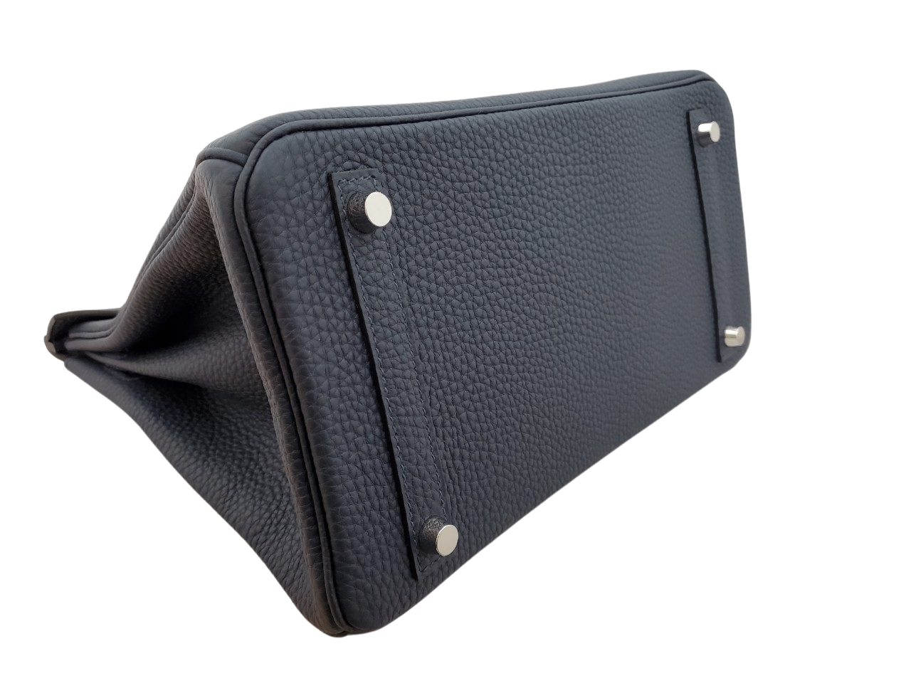 エルメス  HERMES  バーキン30  トゴ  ブルーニュイ  W刻印  SV金具