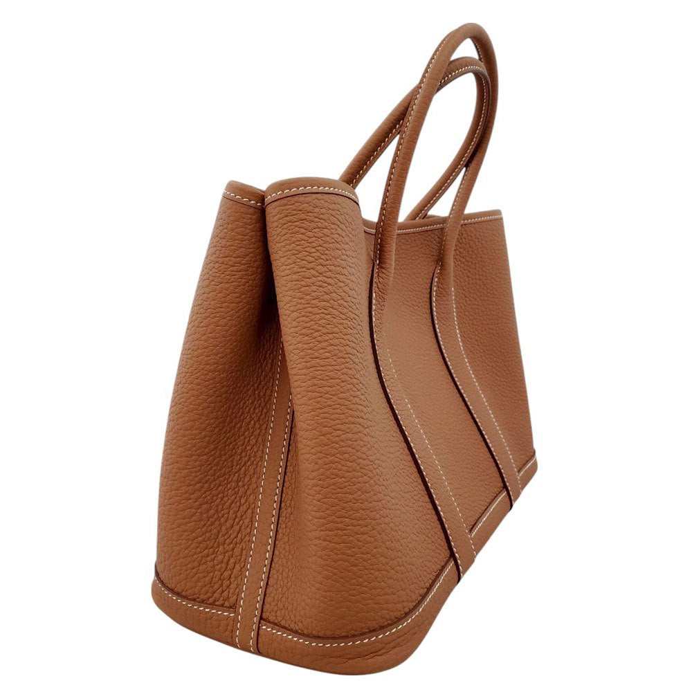 Hermes HERMES Garden Party PM Negonda Gold K Stamp Silver Hardware