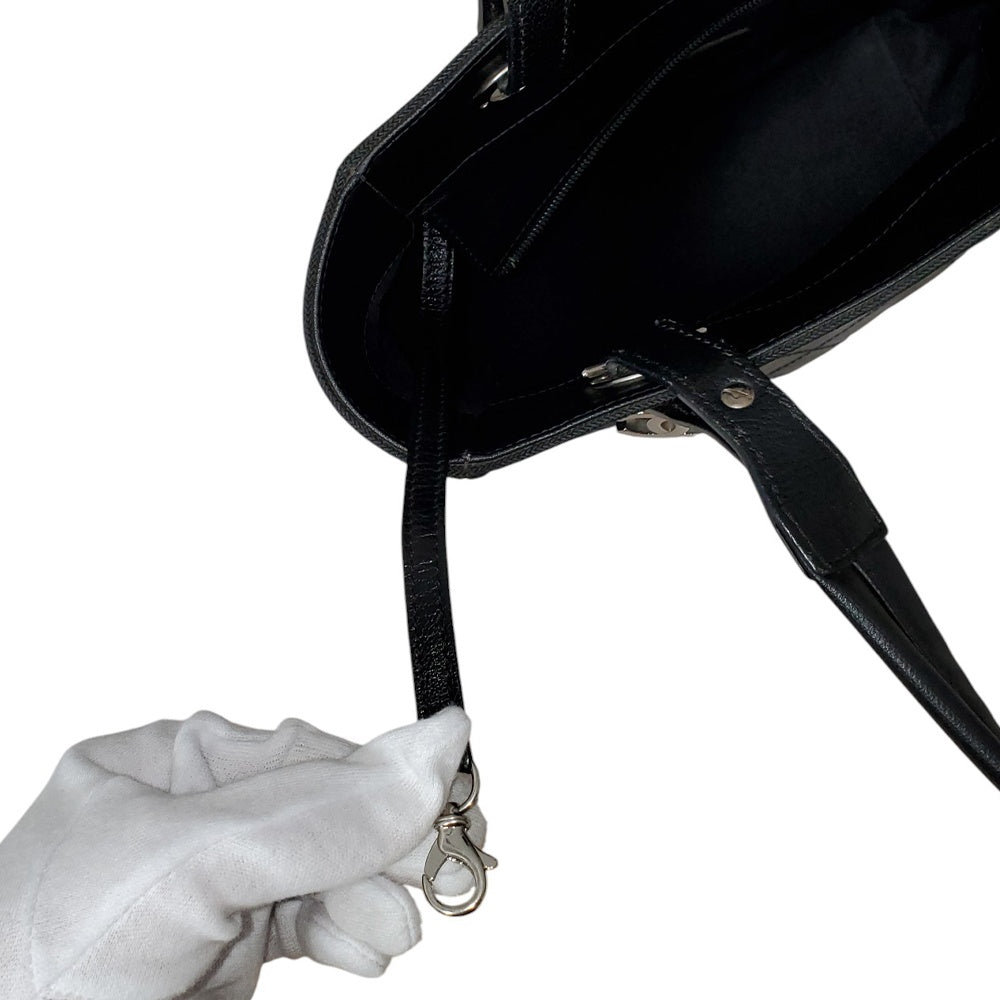 シャネル  CHANEL  パリビアリッツ  トートPM  ブラック  A34208/MA2506007