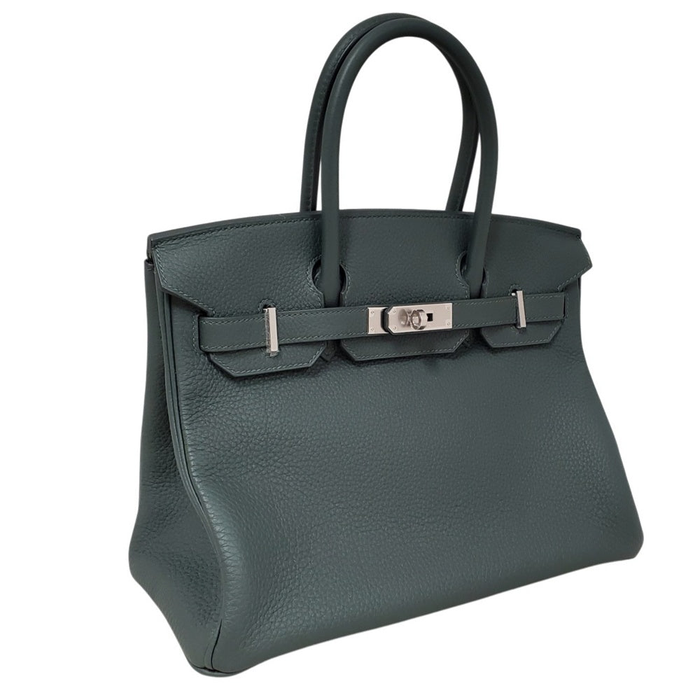 エルメス  HERMES  バーキン30  トゴ  ヴェールマングローブ  SV金具  K刻印/MA2609027