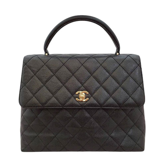 シャネル CHANEL  キャビアスキン  マトラッセ  ハンドバッグ  A12397