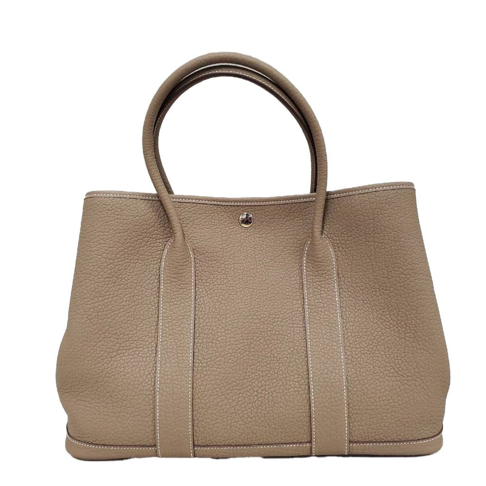 エルメス  HERMES ガーデンパーティPM エトゥープ ネゴンダ  U刻印  SV金具/PW24104