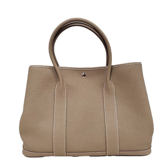 エルメス  HERMES ガーデンパーティPM エトゥープ ネゴンダ  U刻印  SV金具/PW24104