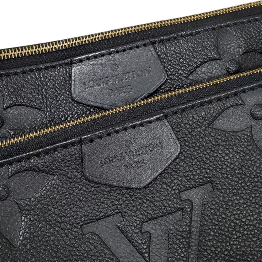 ルイヴィトン  LOUIS  VUITTON ミュルティ・ポシェット・アクセソワール M80399 ノワール モノグラム・アンプラント/MA2609002