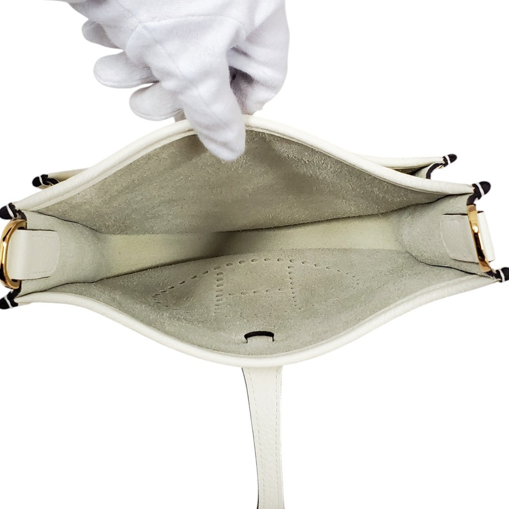 エルメス  HERMES  エヴリンⅢ23  トリヨン  クレーム  G金具  K刻印/AT260124