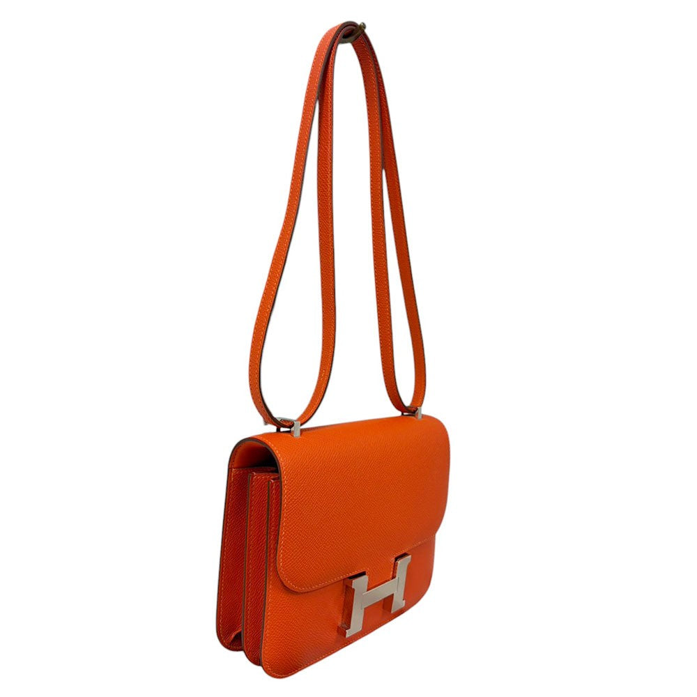 エルメス  HERMES コンスタンスⅢミニ18 フー エプソン  ミロワール  ショルダーバッグ  SV金具  G刻印/AT2608018