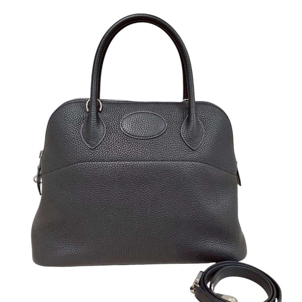 エルメス  HERMES ボリード31 ノワール トリヨン  D刻印  SV金具/MA2409033