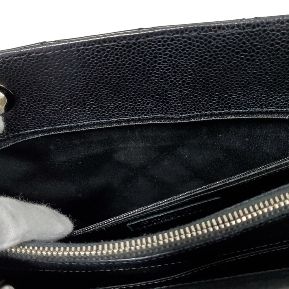 シャネル  CHANEL  キャビアスキン  マトラッセ  ココマーク  GSTチェーントートバッグ  ブラック A50995/MA2503013