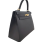 Hermes Kelly 28 Epson Noir Z engraved G hardware