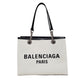 バレンシアガ  BALENCIAGA  コットン/キャンバス  デューティーフリートートバッグ  ショルダーバッグ  ナチュラル/ブラック/MA2503003