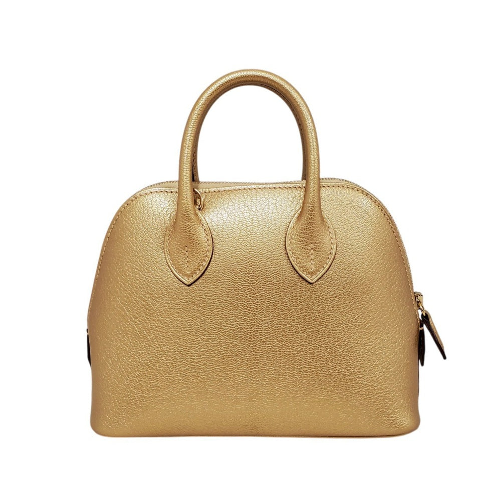 エルメス HERMES ボリード1923ミニ シェーブル シャムキラ ドレ シャンパンG金具 G刻印/AT2610022