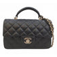 シャネル  CHANEL  ラムスキン  ミニマトラッセ  トップハンドルミニ20  フラップバッグ  チェーンショルダー