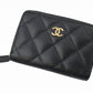 CHANEL AS3257 Black Caviar Skin Classic Coin Purse