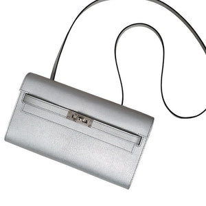 エルメス HERMES ケリートゥーゴー シェーブルシャムキラ アルジャン