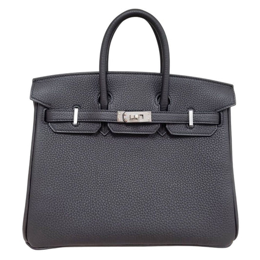 エルメス  HERMES バーキン25 ノワール トゴ  トゴ SV金具  G刻印/AT2608017