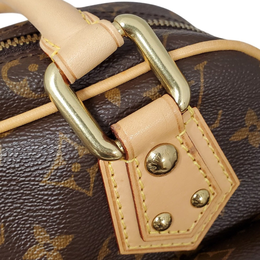 ルイヴィトン LOUIS VUITTON マンハッタンPM ハンドバッグ モノグラム