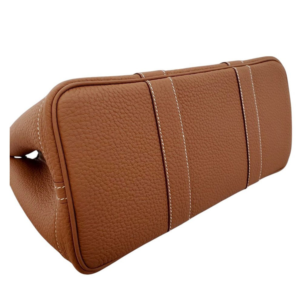 Hermes HERMES Garden Party PM Negonda Gold K Stamp Silver Hardware