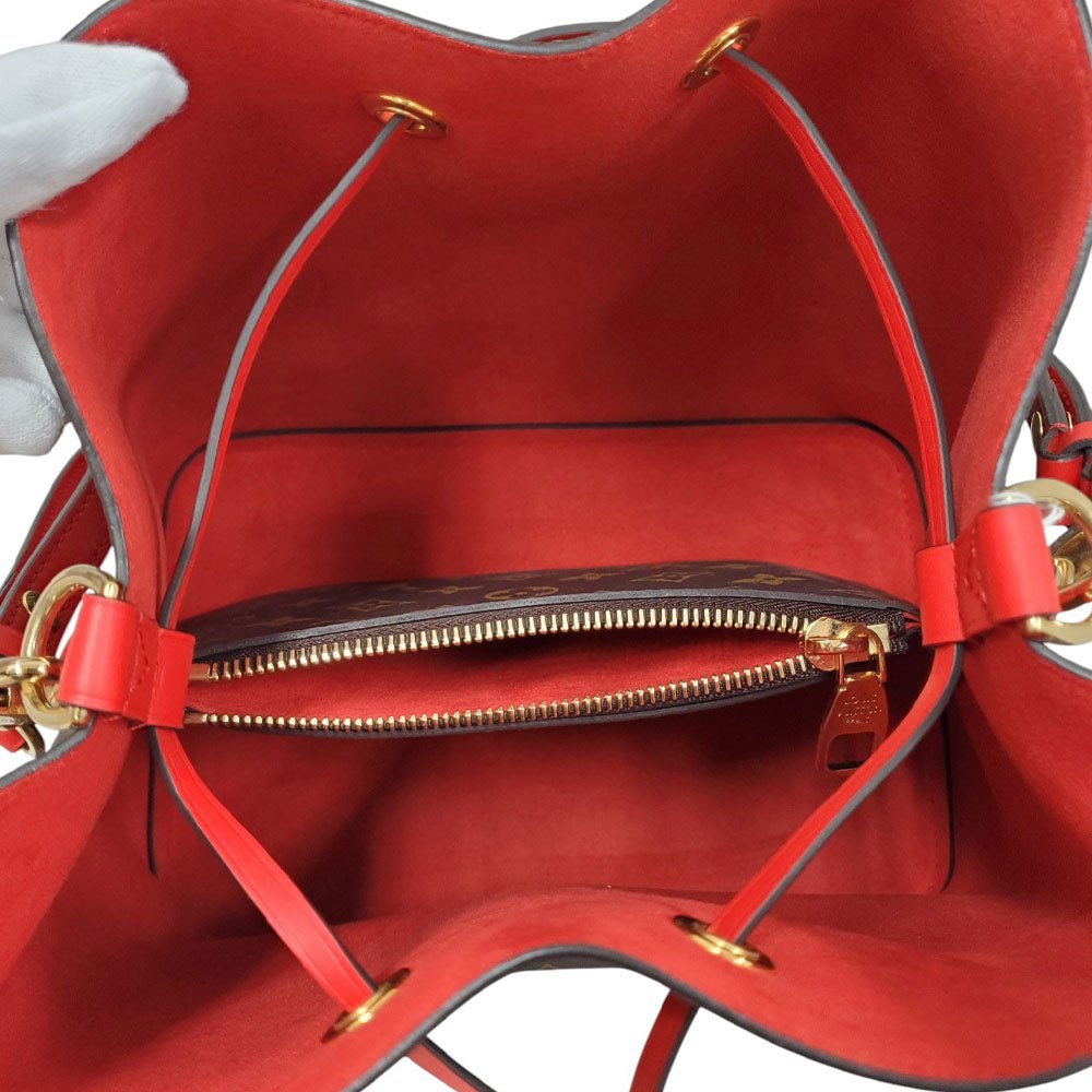 ルイヴィトン  LOUIS  VUITTON  モノグラム  ネオノエMM  M44021  コクリコ