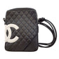 シャネル CHANEL  カーフスキン  カンボンライン  CCマーク  ミディアムポシェット  A25178
