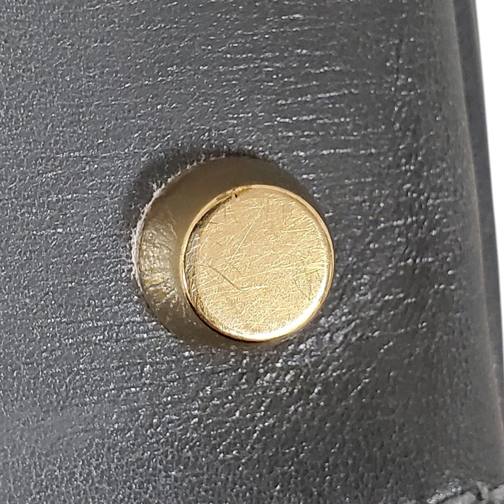 エルメス  HERMES  ケリー28  ボックスカーフ  グレー  G金具/PW25007