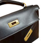 エルメス  HERMES ケリー28 ノワール ボックスカーフ  外縫い  〇Z刻  G金具