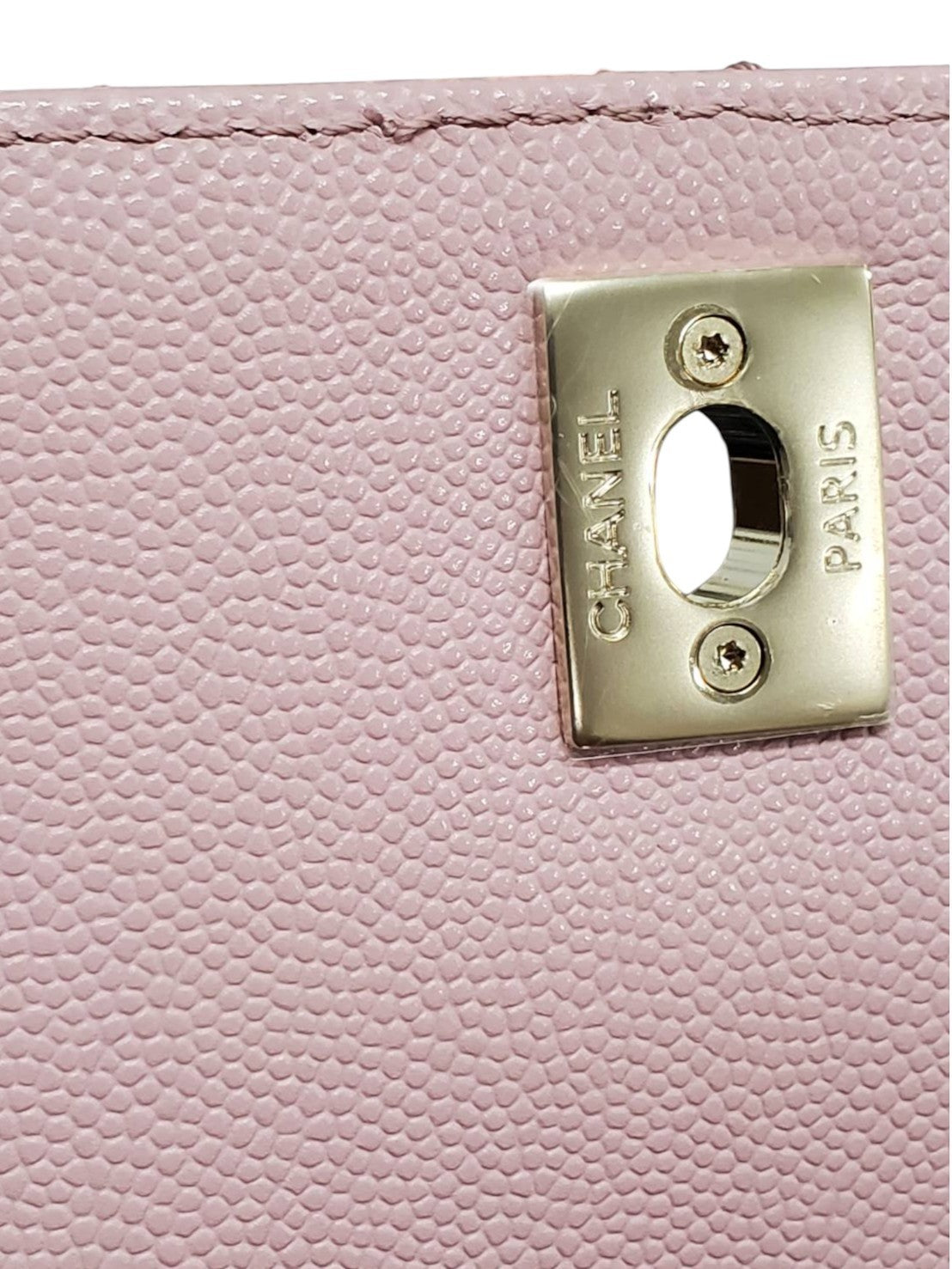 シャネル  CHANEL ココハンドルXXS ピンク キャビアスキン  ショルダーバック/PW26056