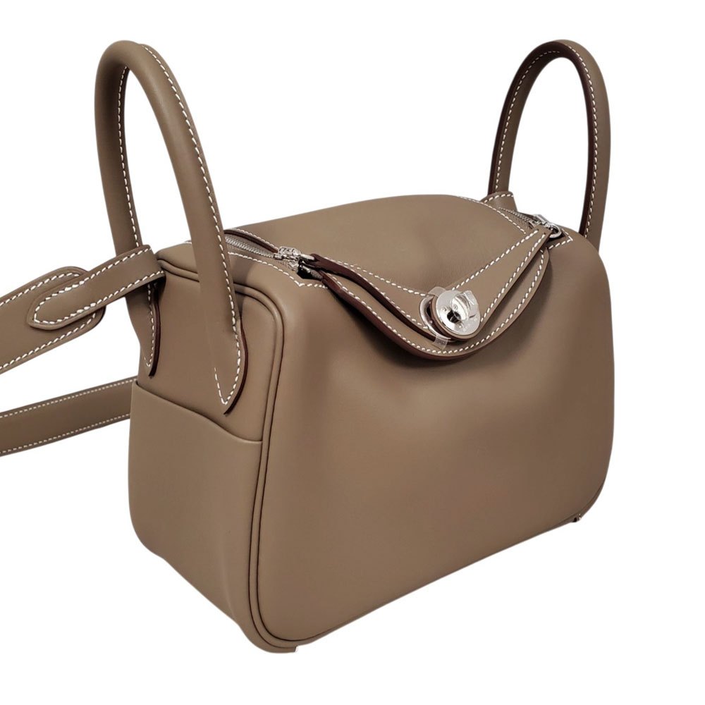 エルメス  HERMES  リンディミニ スイフト エトゥープ シルバー金具 G刻印/AT2609060