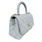 シャネル  CHANEL ココハンドルXXS グレー キャビアスキン  ショルダーバッグ/PW26055