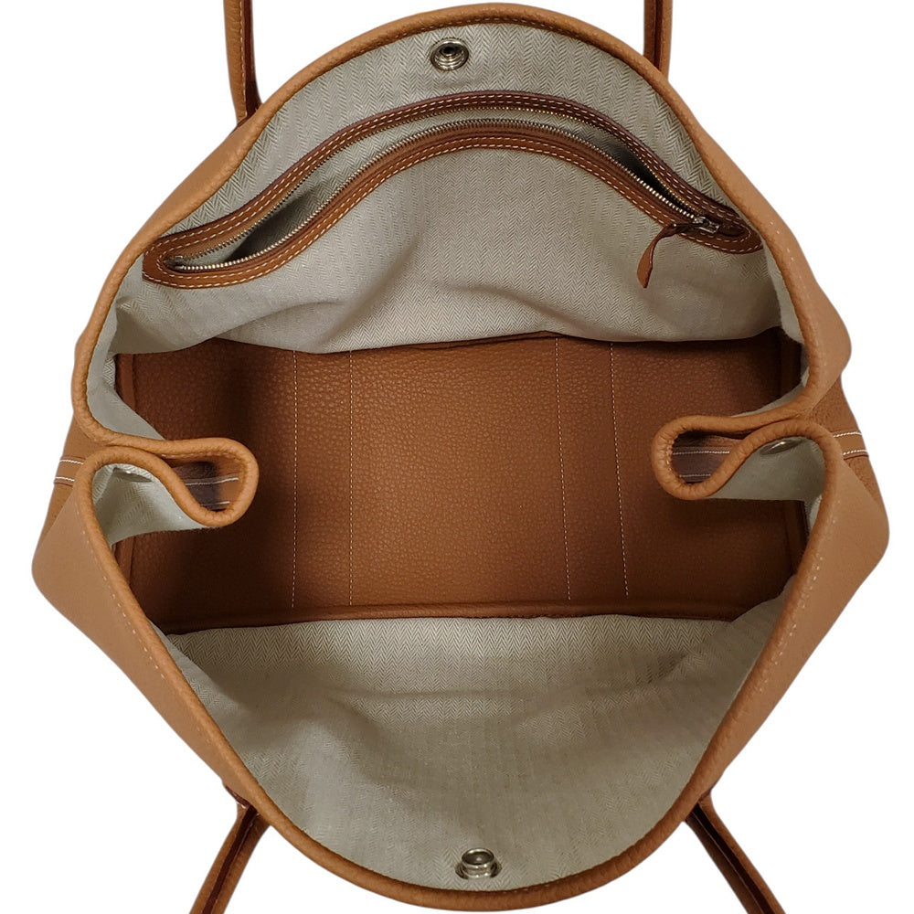 エルメス HERMES ガーデンパーティPM ネゴンダ ゴールド SV金具 □O