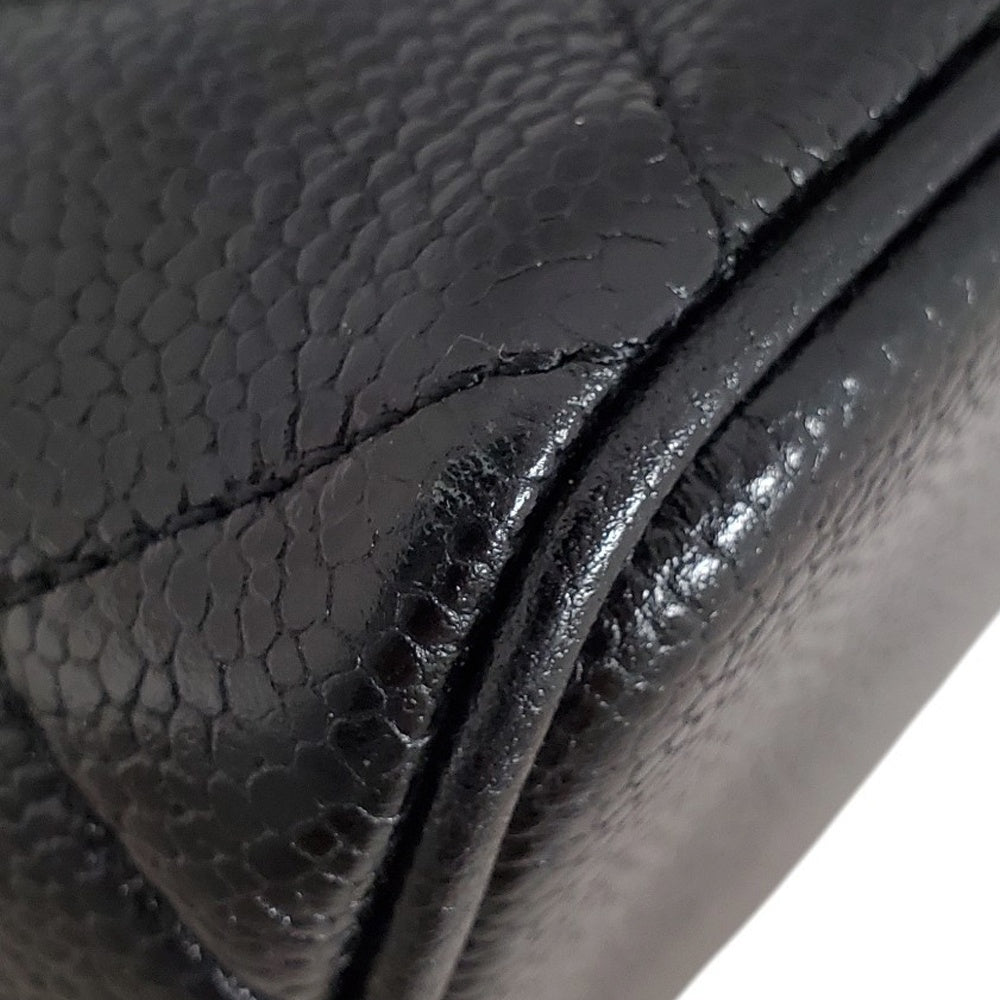 シャネル  CHANEL  キャビアスキン  復刻トート  ブラック  A01804/MA2406005