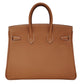 エルメス  HERMES  バーキン25  トゴ  ゴールド  SV金具  K刻印/AT2608014