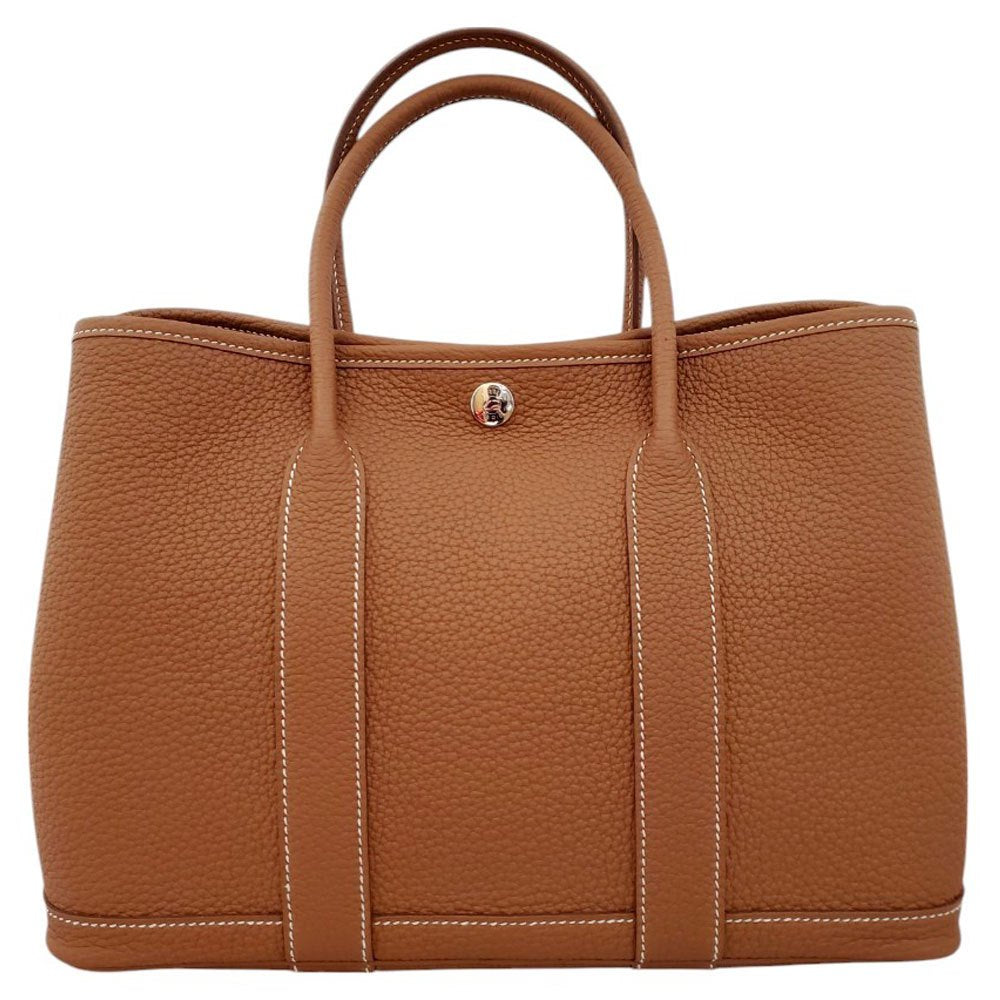 Hermes HERMES Garden Party PM Negonda Gold K Stamp Silver Hardware