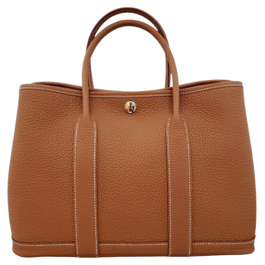 エルメス  HERMES  ガーデンパーティPM  ネゴンダ  ゴールド  K刻印  SV金具