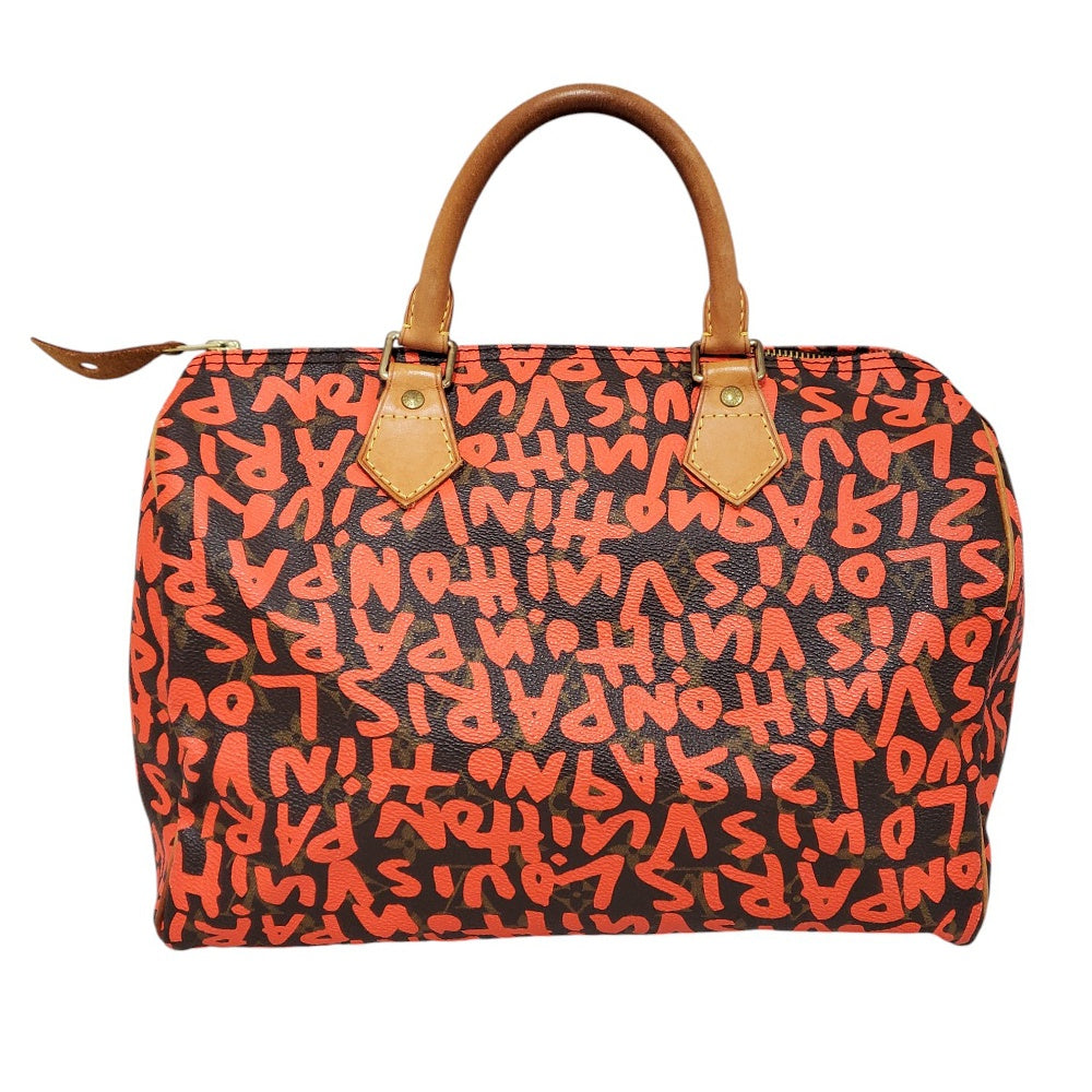 ルイヴィトン  LOUIS  VUITTON  モノグラム・グラフィティ  スピーディ30  M93704  オランジュ/PW25049