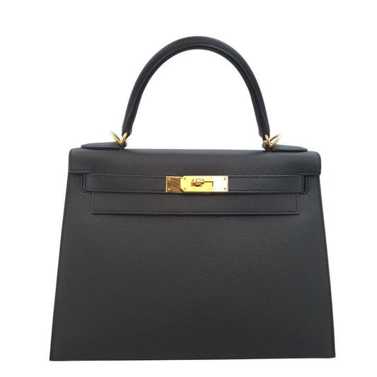 エルメス  HERMES  ケリー28  エプソン  ノワール  Z刻印  G金具