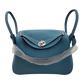 Hermes Lindy 26 Blue Jean Taurillon W Stamp Silver Hardware
