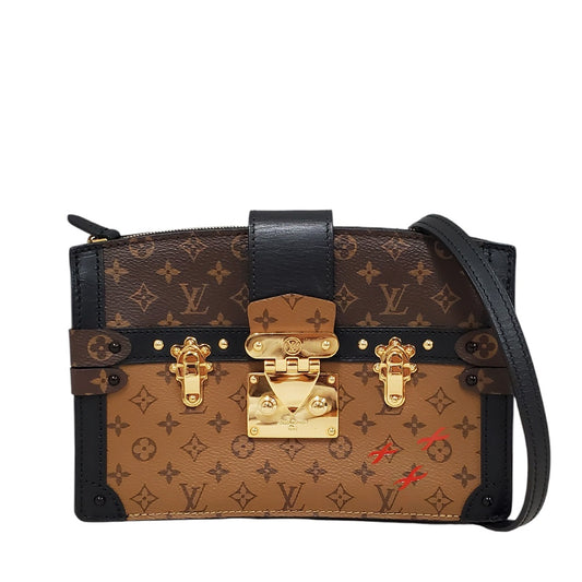 ルイ・ヴィトン  LOUIS  VUITTON  モノグラム・リバース  トランククラッチ  M43596/MA2409038